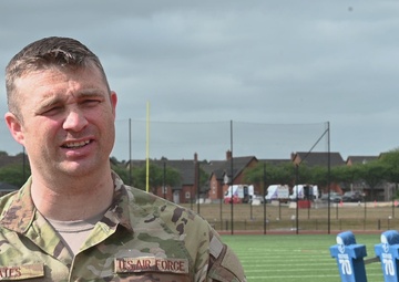 US, UK, France Flag Football Tournament 2025 - MSgt. Emanuel Yates Interview