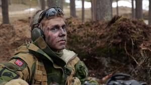 B-ROLL: Norwegian Infantry Conduct Force on Force Training (Part 1)- Preparing To Defend a Wooded Position (4K Video)