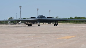 B-Roll: B-2 Spirit Stealth Bombers Return From Diego Garcia