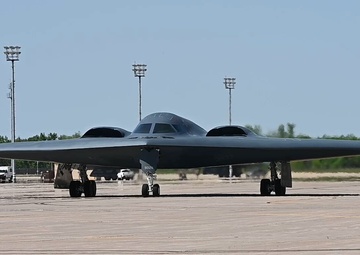 B-Roll: B-2 Spirit Stealth Bombers Return From Diego Garcia