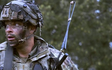 B-Roll: Attack Company Paratroopers Conduct Urban Operations Training During Swift Response 2025 in Lithuania