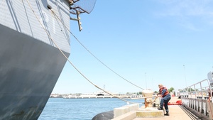 USS New York Departs for Fleet Week 2025