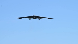 B-Roll: B-2 Spirit Stealth Bombers Return From Diego Garcia
