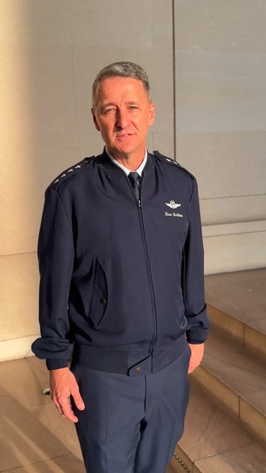 Nordhaus talks National Guard mission triad at Lincoln Memorial