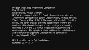 Dragoon Week 2025 Weightlifting Competition