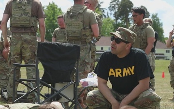 Dragoon Week 2025 squad physical training competition