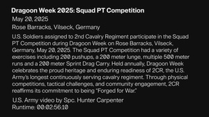 Dragoon Week 2025: Squad PT Competition