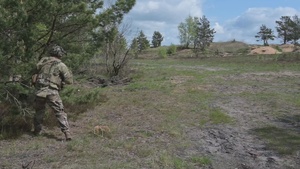 Swift Response 25: Sky Soldiers Conduct a Blank Fire Exercise