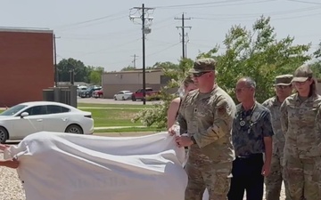 313th Training Squadron Sheep Unveiling