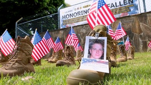 ‘Hero’s Boots’ Memorial Display in Japan Honors Fallen Service Members