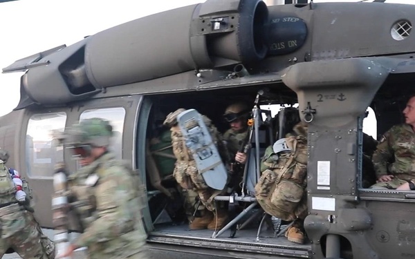 B Roll: Cold Load Training and Perimeter Patrol