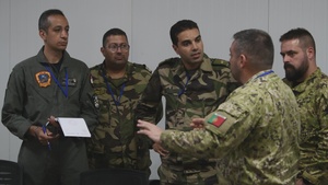 B-Roll: Multinational leaders attend planning exercise at African Lion 2025
