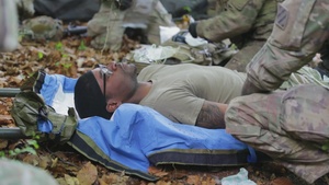Army Conducts Blood Transfusion in Field During Exercise Combined Resolve 25-2