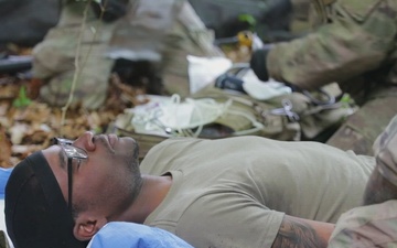 Army Conducts Blood Transfusion in Field During Exercise Combined Resolve 25-2