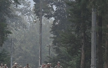 Arkansas National Guard Soldiers and partner nation military transit to Delta Fuego on CH-47's from 1-228 Aviation Regiment