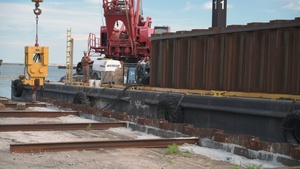 Cleveland Dredging the Cuyahoga River