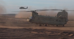 B-ROLL PACKAGE: Task Force Desert Knight transports 173rd Airborne Brigade during Defender 2025 (4K)