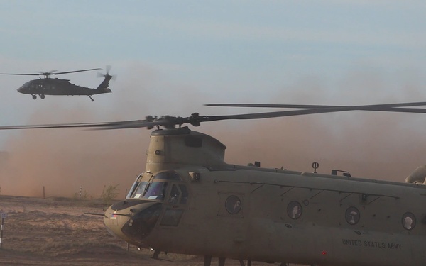 B-ROLL PACKAGE: Task Force Desert Knight transports 173rd Airborne Brigade during Defender 2025 (4K)