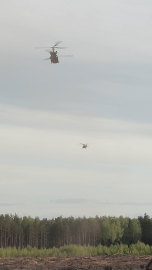 B-ROLL PACKAGE: Task Force Desert Knight transports 173rd Airborne Brigade during Defender 2025 (Vertical)