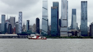 FWNY25: Parade of Ships arrives for Fleet Week New York