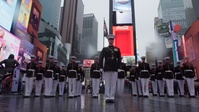 FWNY 25: Silent Drill Platoon Perform in Times Square