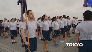 Yokota Air Base Flight line run and ORI