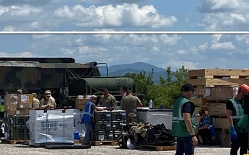AFSBn-Africa issues nearly 800 pieces of APS-2 gear to Vermont National Guard Soldiers deployed to Greece for DEFENDER 25