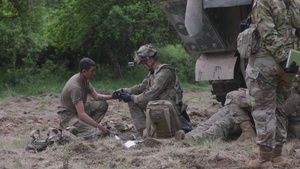 5-7th Cavalry Regiment Performs Casualty Care Training During Combined Resolve 25-2