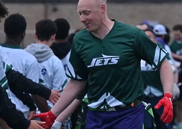 U.S., British, French armed forces strengthen ties during flag football