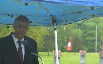U.S. Army retired Gen. Stephen Townsend Speaks During the 10th Mountain Division (LI) and Fort Drum Memorial Day Ceremony