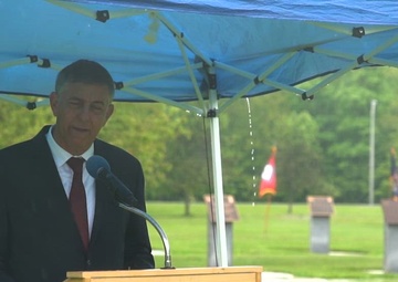 U.S. Army retired Gen. Stephen Townsend Speaks During the 10th Mountain Division (LI) and Fort Drum Memorial Day Ceremony