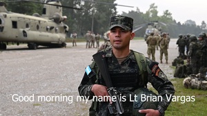 Honduran Lt. Brian Vargas CG25 Interview