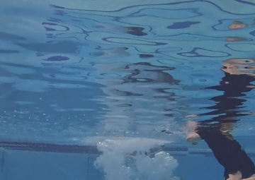 AKARNG State Best Warrior Competition Day 2 B-Roll (Swim Event + 12 mile ruck march)