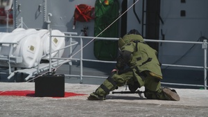 B-Roll: Multinational partners participate in chemical, biological, radiological, nuclear exercise at African Lion 2025