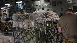 Globemasters transport cargo around AOR