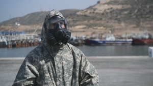 Interview: US Sailor discusses CBRN operations in Morocco at African Lion 2025