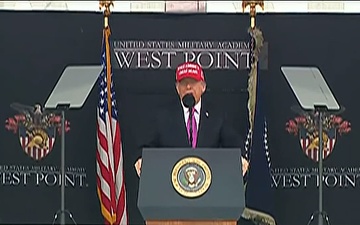 Trump Speaks at U.S. Military Academy Graduation