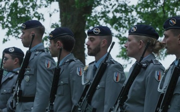 U.S. Marines, German soldiers commemorate fallen soldiers at German Military Cemetery in Belleau Wood