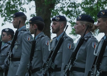 U.S. Marines, German soldiers commemorate fallen soldiers at German Military Cemetery in Belleau Wood