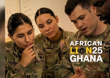 US, Ghana Armed Forces work together to conduct planning exercise during African Lion 2025