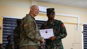 B-Roll: US, multinational partners participate in graduation ceremony during African Lion 2025