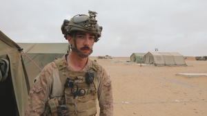 Interview: US Marine discusses his role as a multinational, multi-branch liaison at African Lion 2025