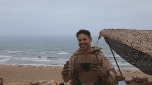 Interview: US Marine discusses multinational air naval gunfire training with Morocco at African Lion 2025