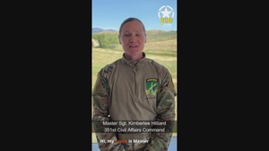 MSG Hilliard Army 250-Mile Ruck March Interview