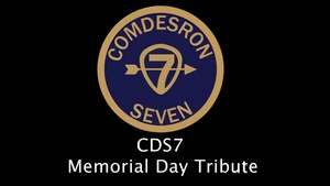 DESRON 7 Memorial Day Tribute