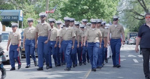 FWNY25: Leonard H. Hawkins American Legion Post 156 Memorial Day Parade Slow Motion