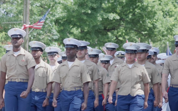 FWNY25: Leonard H. Hawkins American Legion Post 156 Memorial Day Parade Slow Motion