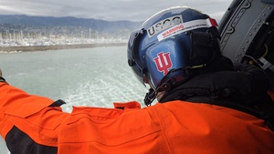 USCG Air Crew Demonstrates Life-Saving Techniques in Santa Barbara Exercise