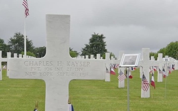 Somme American Cemetery Memorial Day Broll