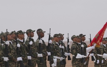 B-roll: Multinational Senior Military Leaders attend African Lion 2025 Closing Event
